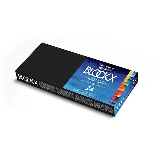 סט 24 צבעי מים בלוקס WATERCOLOR BLOCKX ARTIST