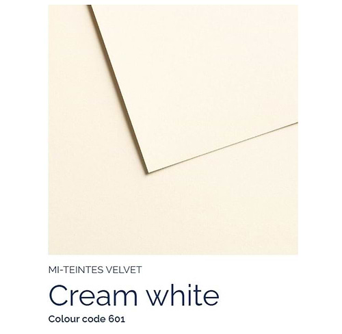 בלוק רישום לפחם ופסטל 32/41 MI-TEINTES VELVET CANSON קרם 