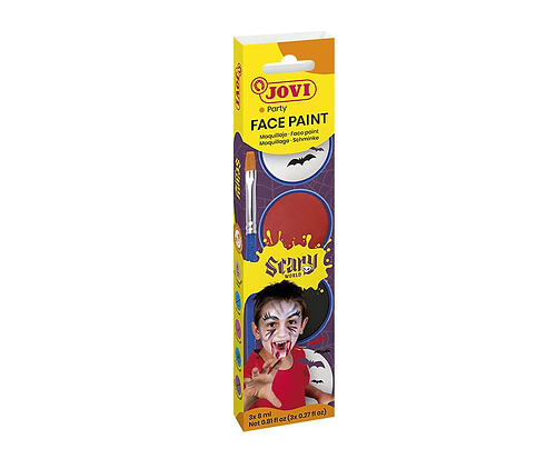 סט צבע לפנים - קרם 3 SCARY גוונים מבית JOVI