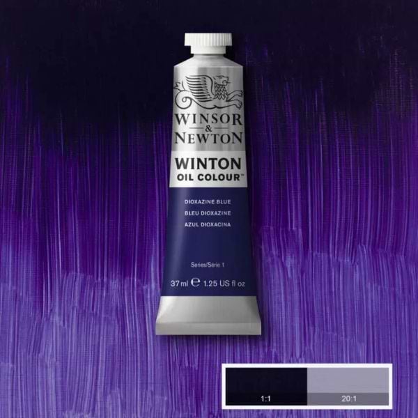 צבע שמן WINTON OIL COLOUR 406 DIOXAZINE BLUE