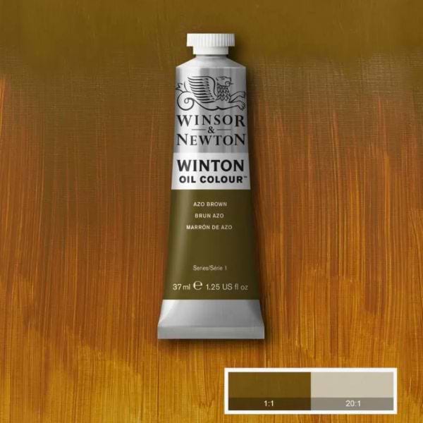 צבע שמן WINTON OIL COLOUR 389 AZO BROWN