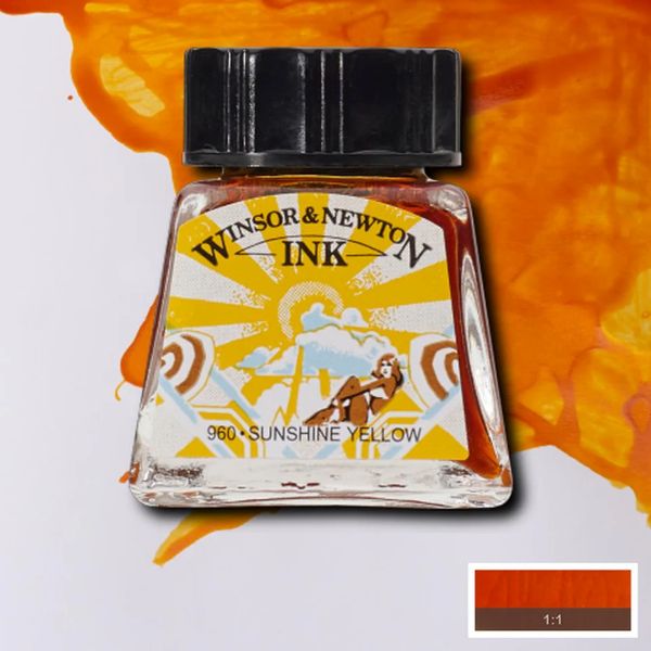 דיו WINSOR & NEWTON SUNSHINE YELLOW