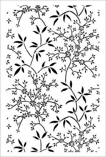 שבלונה ART STENCILS 20/29 LEAVS 086