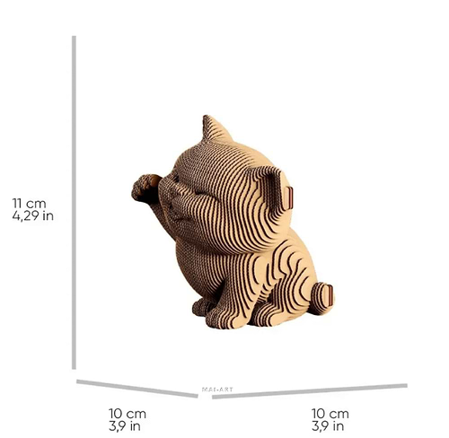 ערכת הרכבה תלת מימד חתול מנופף  3D PUZZLE MANEKI KITTEN 