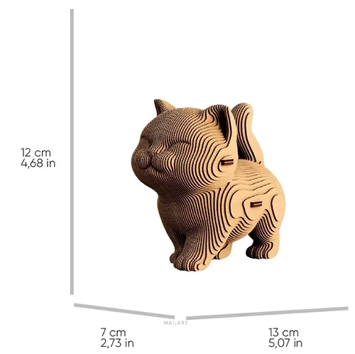 ערכת הרכבה תלת מימד חתול הולך  3D PUZZLE WALKING KITTEN 