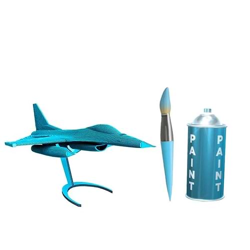 ערכת הרכבה תלת מימד מטוס  3D PUZZLE FIGHTING FALCON F-16 