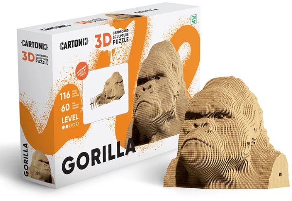 ערכת הרכבה תלת מימד גורילה 3D PUZZLE GORILLA 
