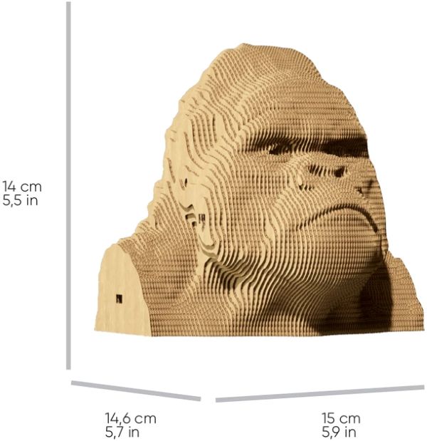 ערכת הרכבה תלת מימד גורילה 3D PUZZLE GORILLA 