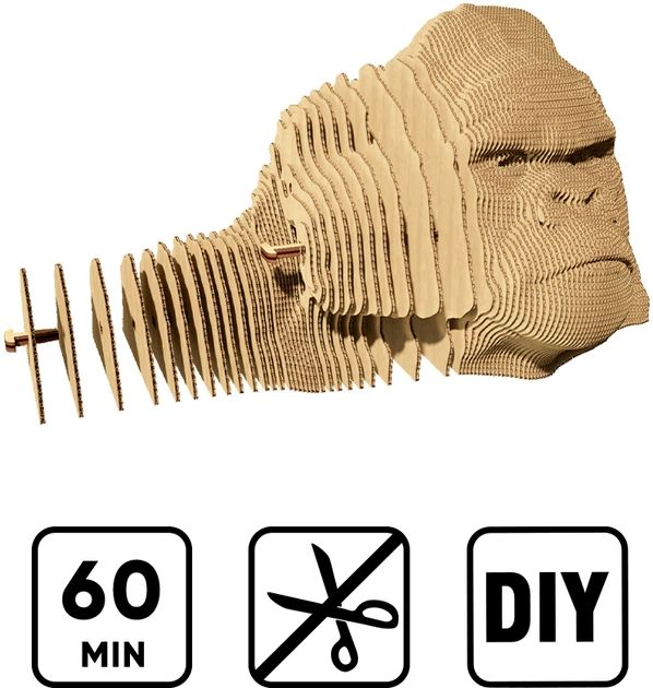 ערכת הרכבה תלת מימד גורילה 3D PUZZLE GORILLA 
