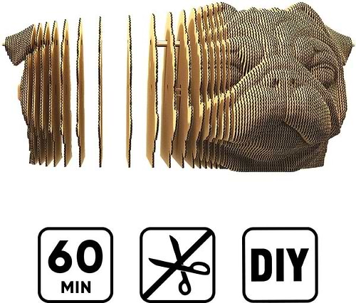 ערכת הרכבה תלת מימד פאג 3D PUZZLE PUG 