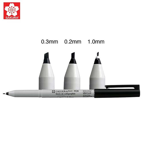טוש קליגרפי 3.0 סקורה Calligraphy pen sakura
