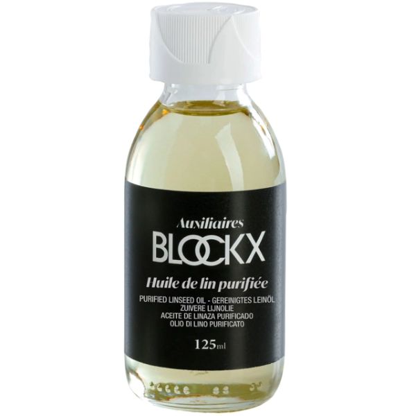 שמן פשתן טהור 125מ"ל BLOCKX Purified linseed oil 