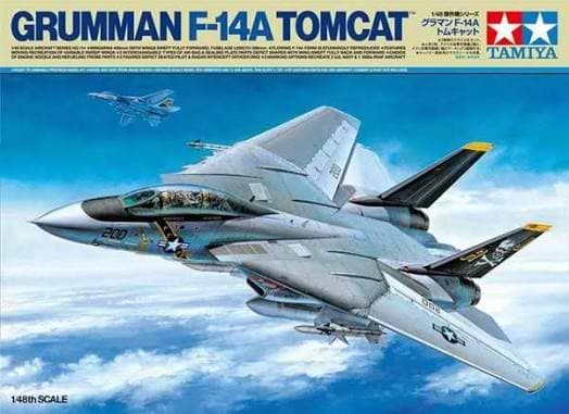 ערכת הרכבה מטוס GRUMMAN F-14A TOMCAT TAMIYA