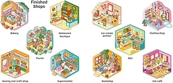 חוברת מדבקות CUTE & COSY STICKER ROOMS COMFY SHOPS