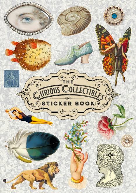 ספר מדבקות THE CURIOUS COLLECTIONS STICKER BOOK