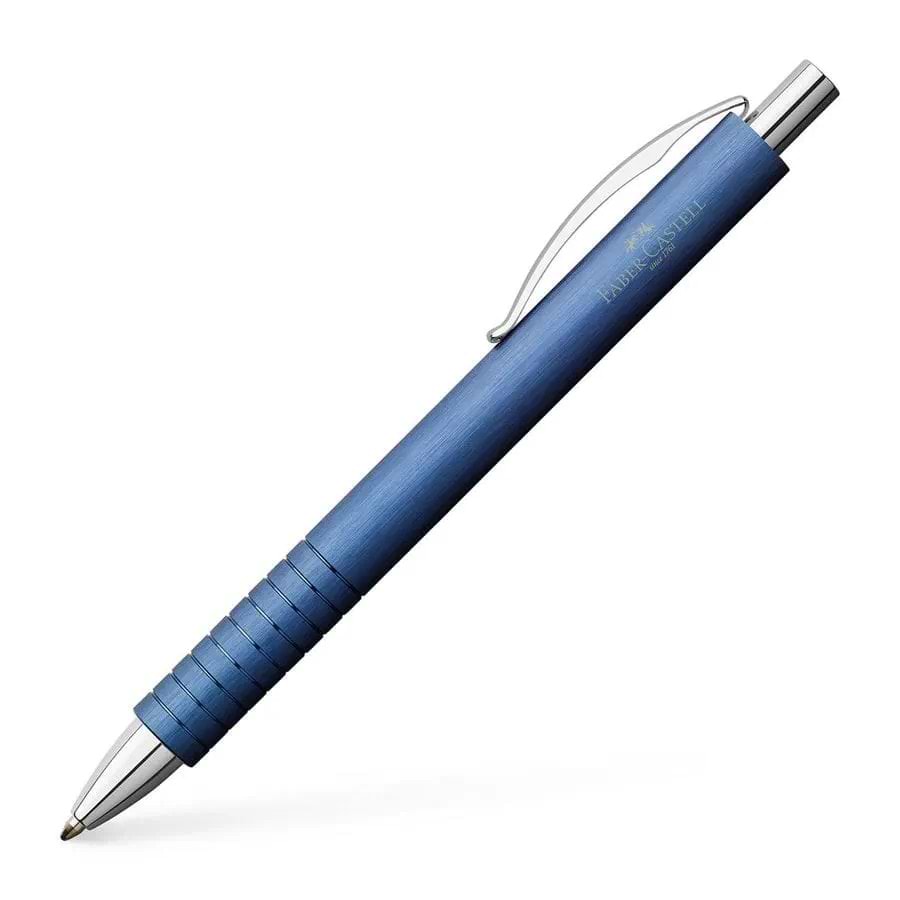 עט כדורי Faber Castell Ballpoint pen Essentio Aluminium Blue 148426