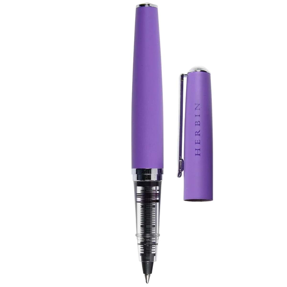 עט כדורי J. Herbin Stylo Roller Ball Pen - Purple CT