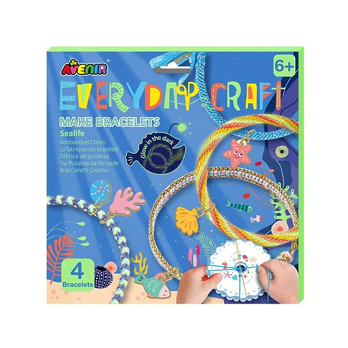 ערכת הכנת צמידי חוטים ים MAKE BRACELETS SEALIFE
