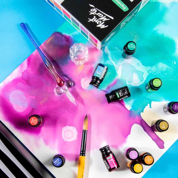 ערכת דיו לציור DRAWING INK SET MONT MARTE