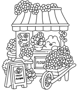 חוברת צביעה CUTE N COZY COLOURING WORLD