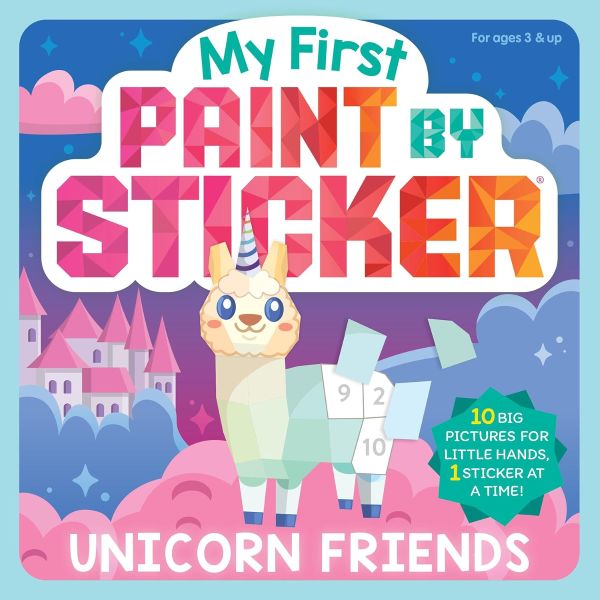 חוברת עבודה MY FIRST PAINT BY STICKER UNICORN FRIENDS