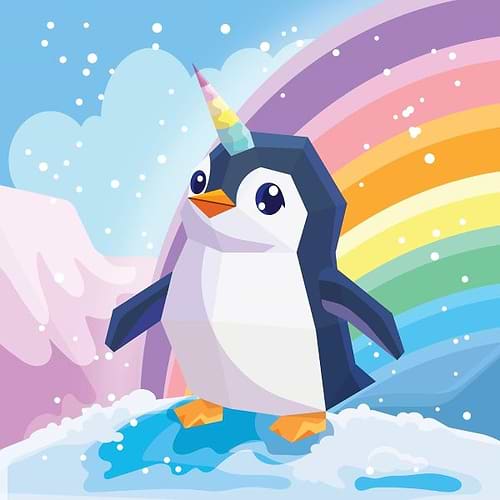חוברת עבודה MY FIRST PAINT BY STICKER UNICORN FRIENDS