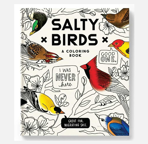 חוברת צביעה SALTY BIRDS ACOLORING BOOK