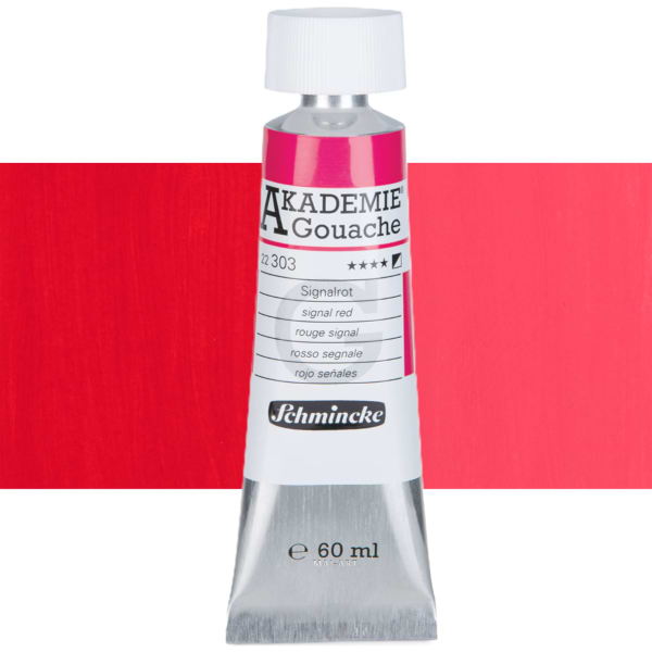 צבע גואש אקדמיה Signal Red שמינקה 60מל