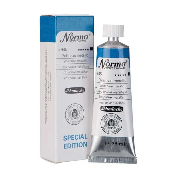 צבע שמן המהדורה מוגבלת NORMA PROFESSIONAL 945 POLAR BLUE METALLIC