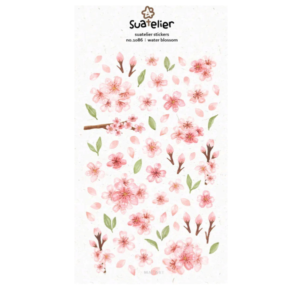 מדבקות עיצוב 1086 water blossom
