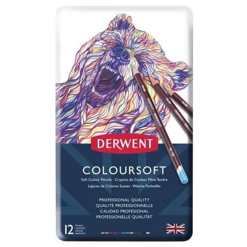 סט 12 עפרונות COLOURSOFT