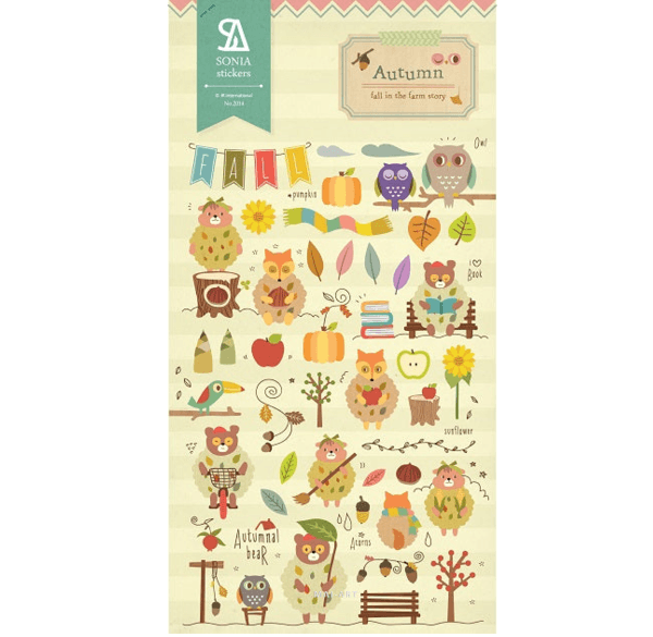 מדבקות עיצוב AUTUMN 2014