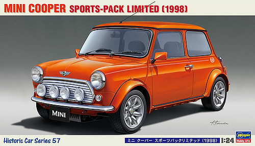 ערכת הרכבה מכונית MINI COOPER SPORTS PACK LIMITED 1998 HASEGAWA 