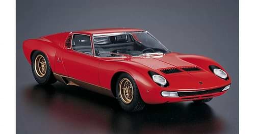 ערכת הרכבה מכונית LAMBORGHINI MIURA P400 SV 1971 HASEGAWA 