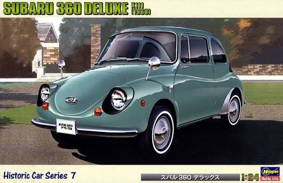 ערכת הרכבה מכונית SUBARU 360 DELUXE K111 1968 HASEGAWA 