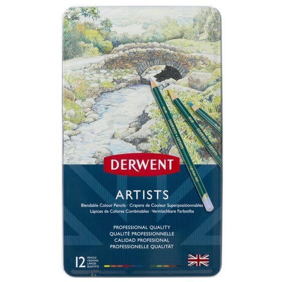 סט 12 עפרונות ארטיסט ARTIST DERWENT