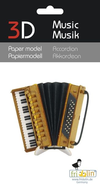ערכת הרכבה מנייר אקורדיון 3D Accordion