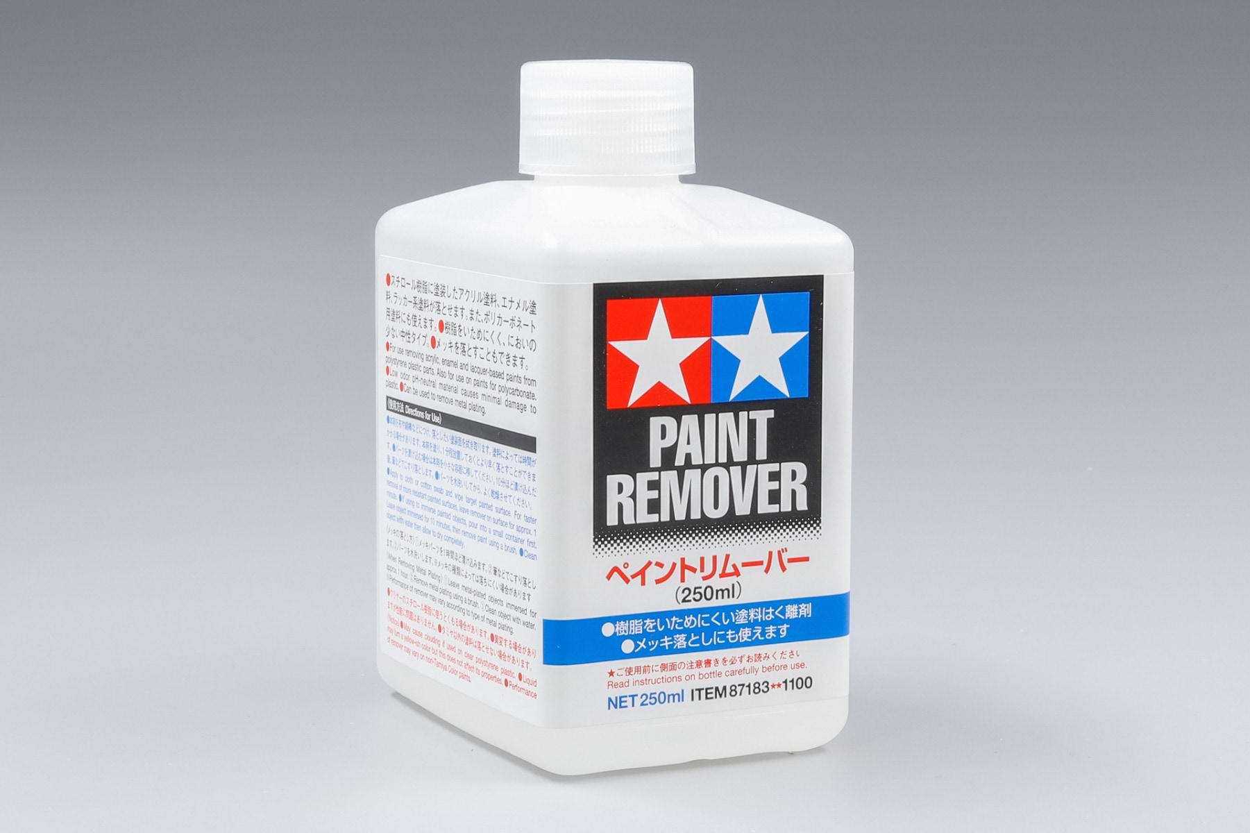 מסיר צבע לצבעי מודלים TAMIYA PAINR REMOVER 250ML