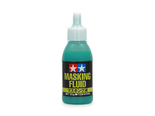 חומר מיסוך לצבעי מודלים 20גרם TAMIYA MASKING FLUID 