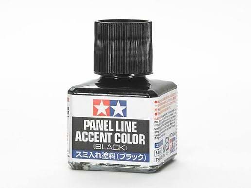 צבע לקווים בגוון שחור TAMIYA PANEL LINE ACCENT COLOR 