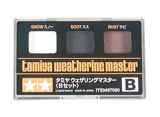 סט 3 צבעים TAMIYA WEATHERING MASTER B 