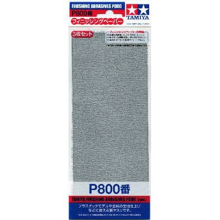 נייר לטש 800 TAMIYA FINISHING ABRASIVES P 