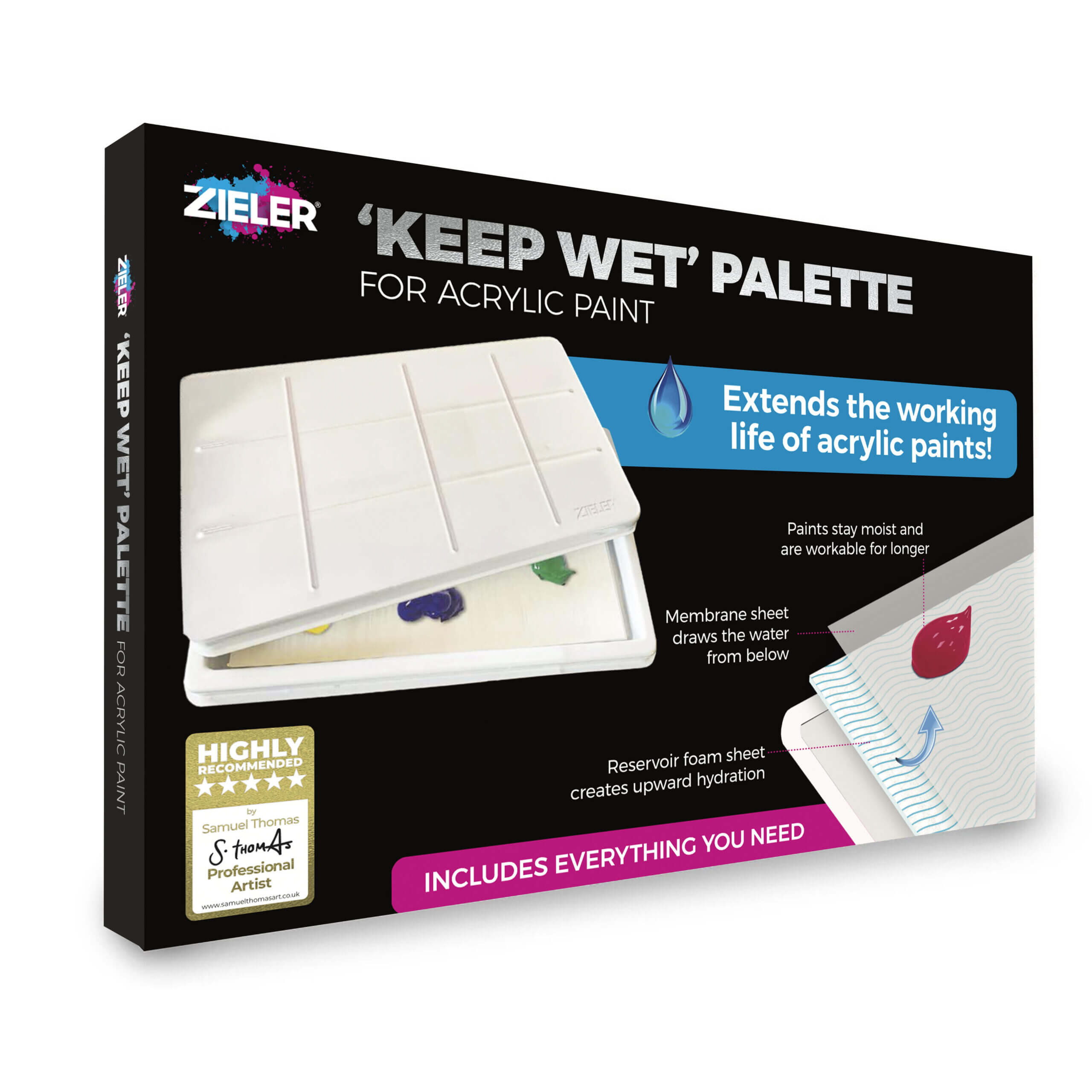 פלטה רטובה WET PALETTE ZIELER