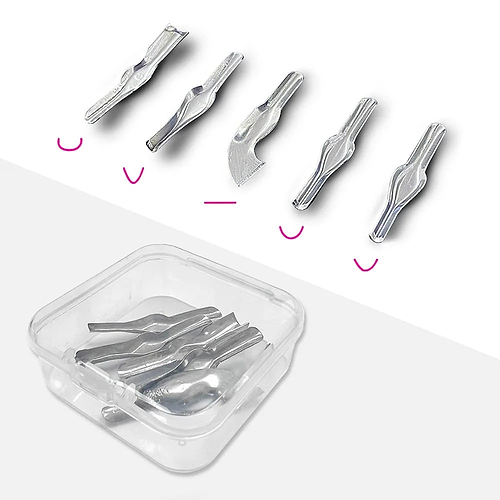 סט 5 סכינים לינו  LINO 5 CUTTERS & HANDLE ZIELER