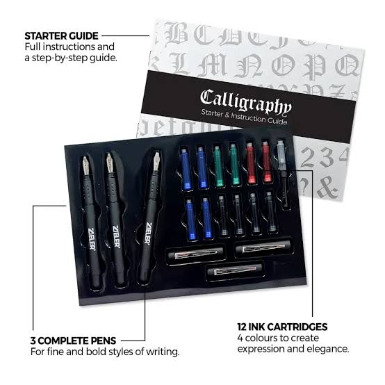 סט קליגרפי ESSENTIAL CALLIGRAPHY SET ZIELER