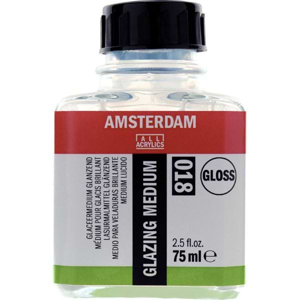 ACRYLIC GLAZING MEDIUM GLOSSY 75ML TALENS 018