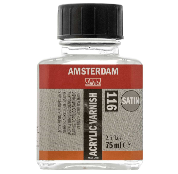 לכה בגימור סאטן ACRYLIC VARNISH SATIN MEDIUM 75ML TALENS 116
