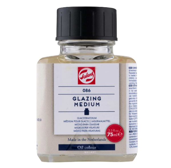 גליזינג מדיום לשמן GLAZING MEDIUM 75ML TASLENS 086