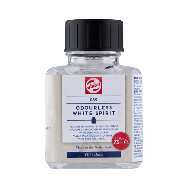 ספירט לבן ללא ריח ODOURLESS WHITE SPIRIT 75ML TASLENS 089