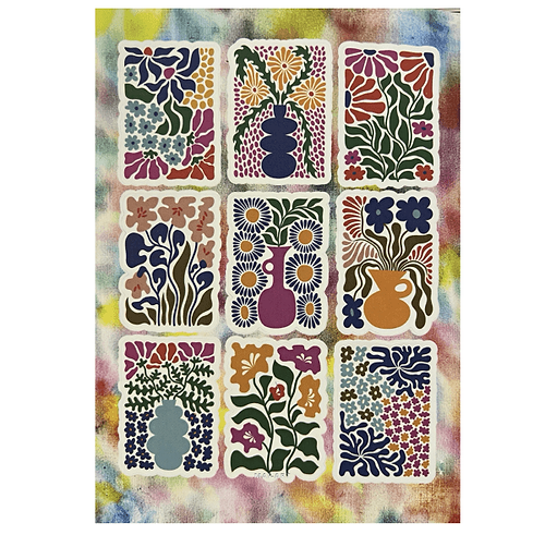 ספר מדבקות DALMING MEDITATIVE AND MINDFUL sticker color &activity book